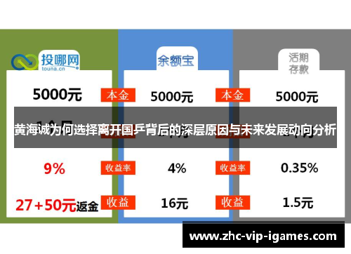 黄海诚为何选择离开国乒背后的深层原因与未来发展动向分析